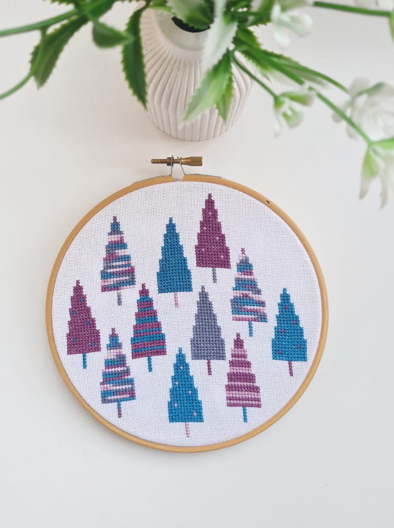 Spring Trees 2 - Cross Stitch Pattern