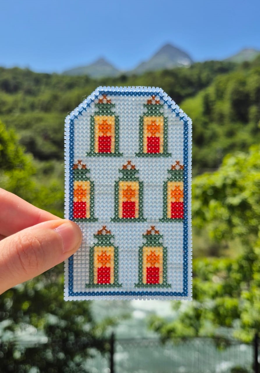 Flashlight Tag - Cross Stitch Pattern