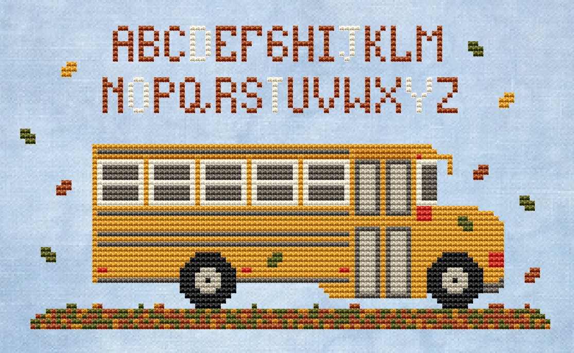 Back To School - Cross Stitch Pattern