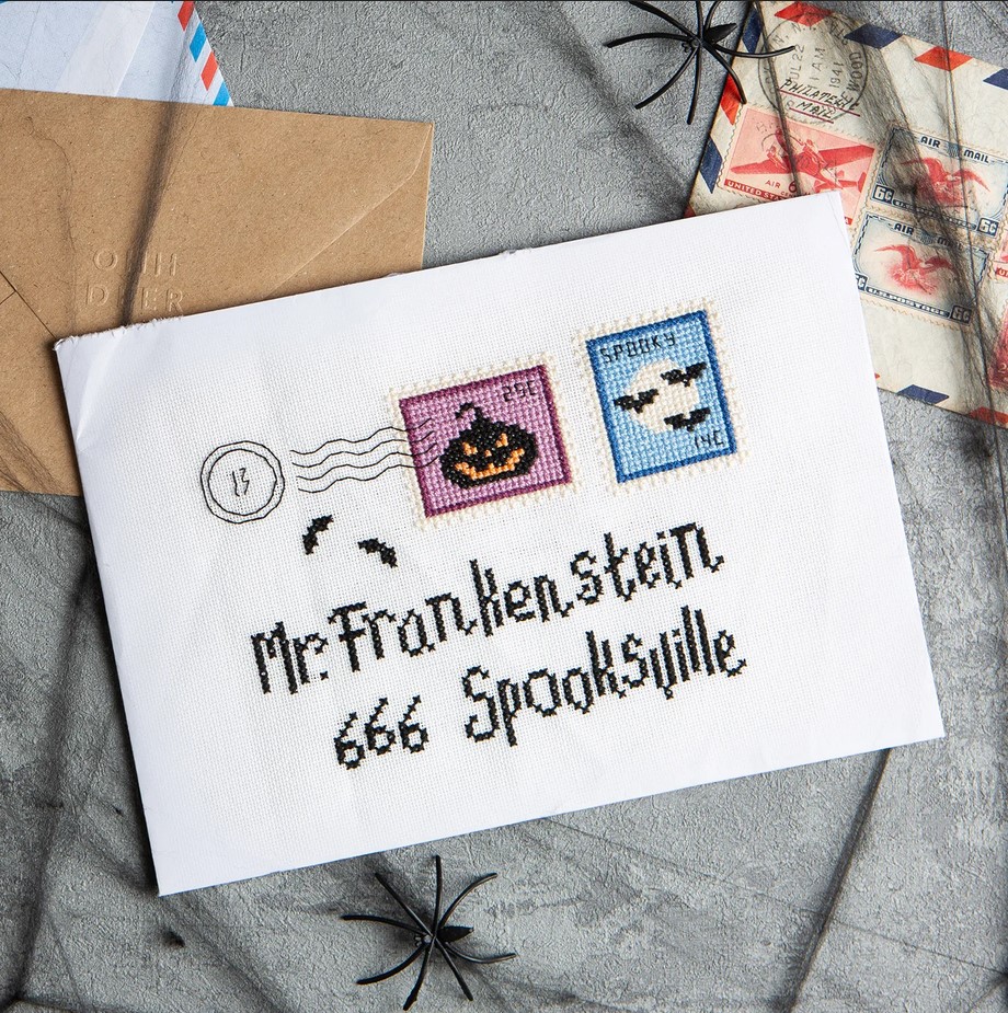 Wail Mail - Halloween Cross Stitch Pattern