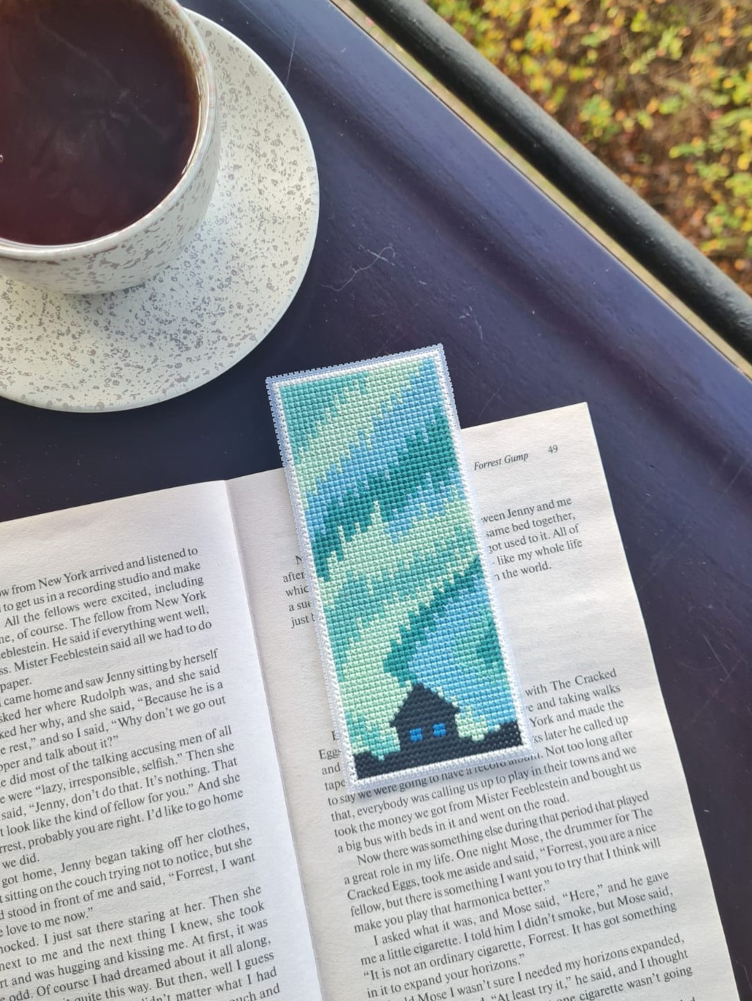 Northern Lights Bookmark - Cross Stitch Pattern