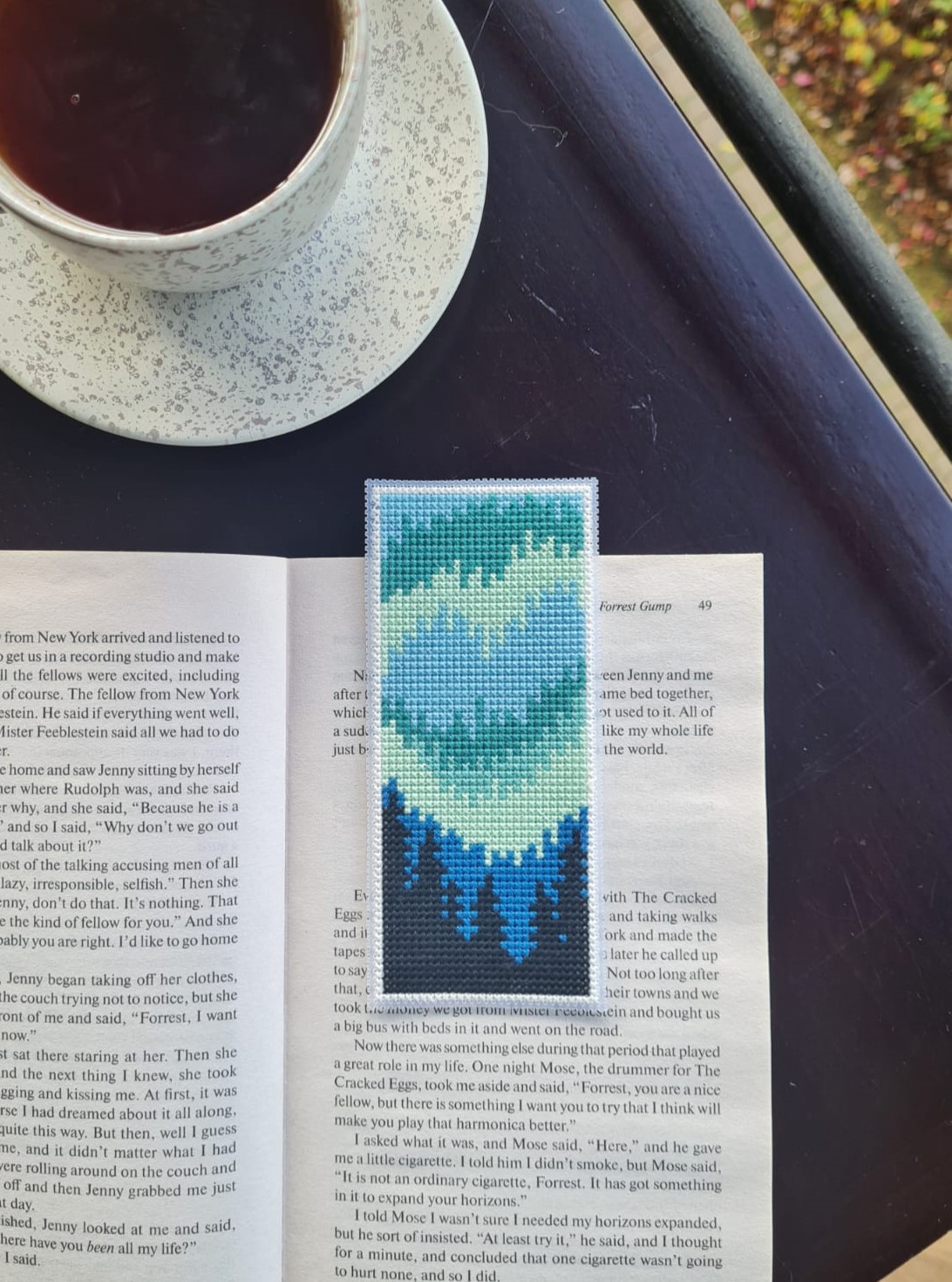 Northern Lights Bookmark 2 - Cross Stitch Pattern