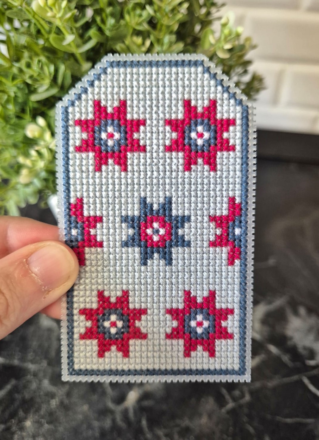 Patriotic Tag - Cross Stitch Pattern