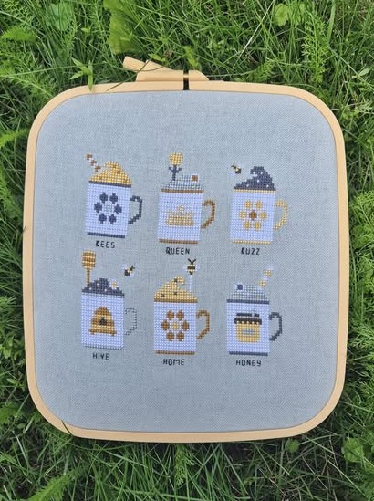 Honey Mugs - Cross Stitch Pattern