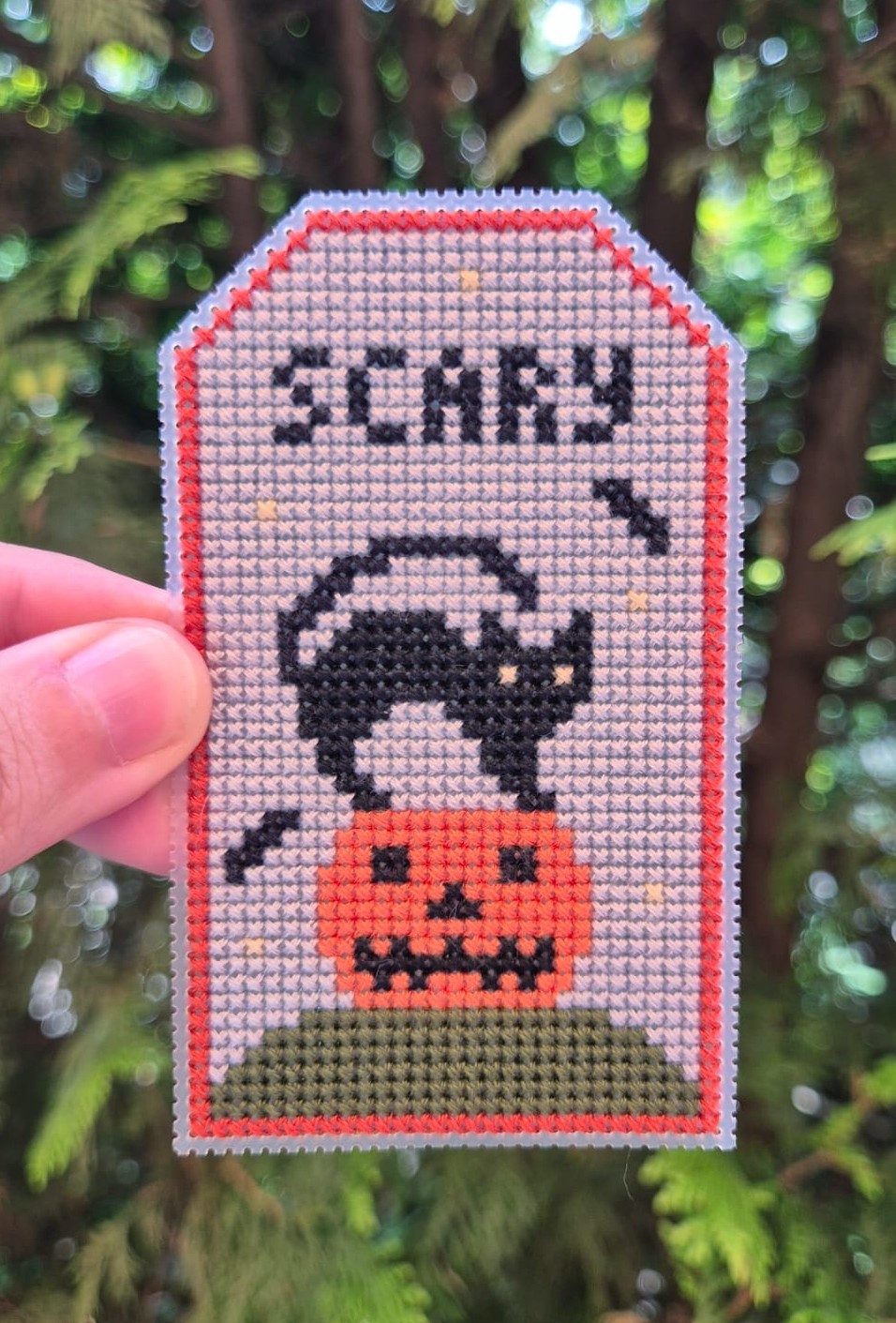 Halloween Cat - Cross Stitch Pattern