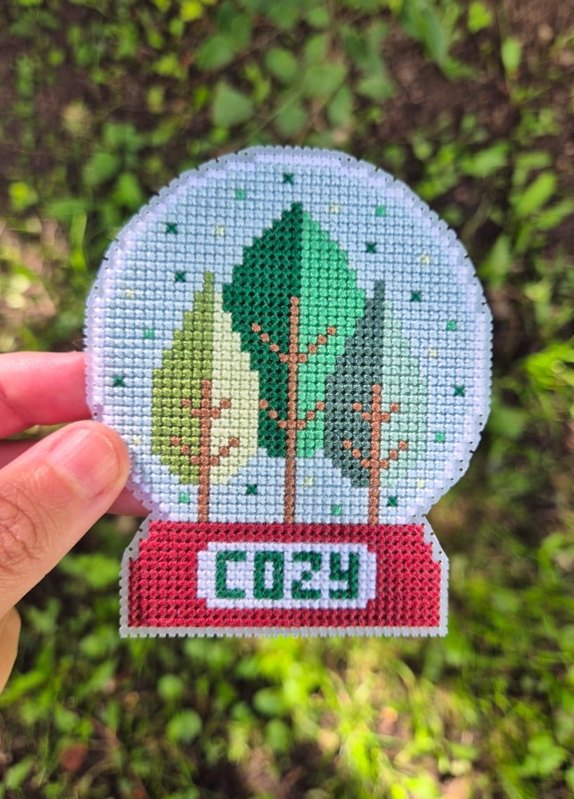 Snow Globe Summer - Cross Stitch Pattern