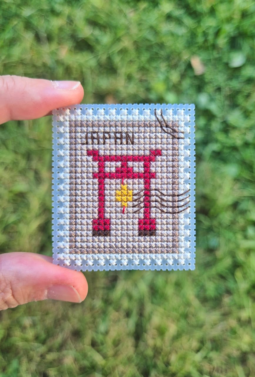 Tory Gate Postage Stamp - Cross Stitch Pattern