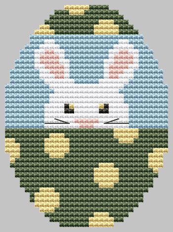 Easter Egg Bunny - Cross Stitch Pattern