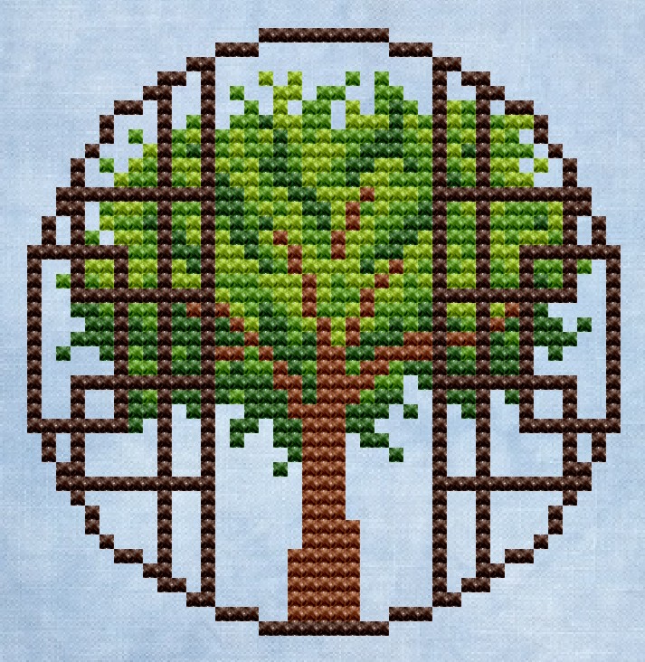 Summer Tree - Cross Stitch Pattern