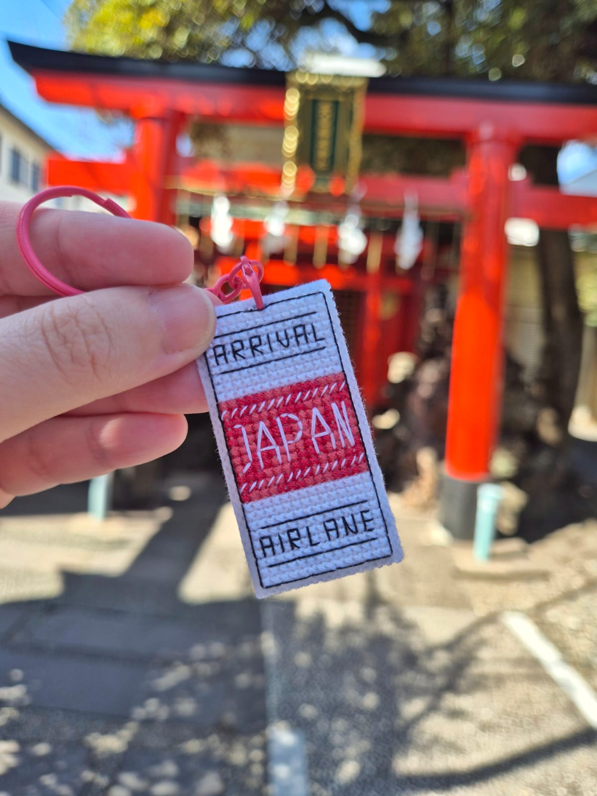 Japan Travel Tag - Cross Stitch Pattern