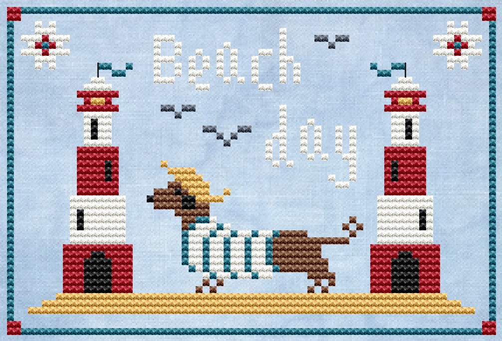 Beach Day - Cross Stitch Pattern