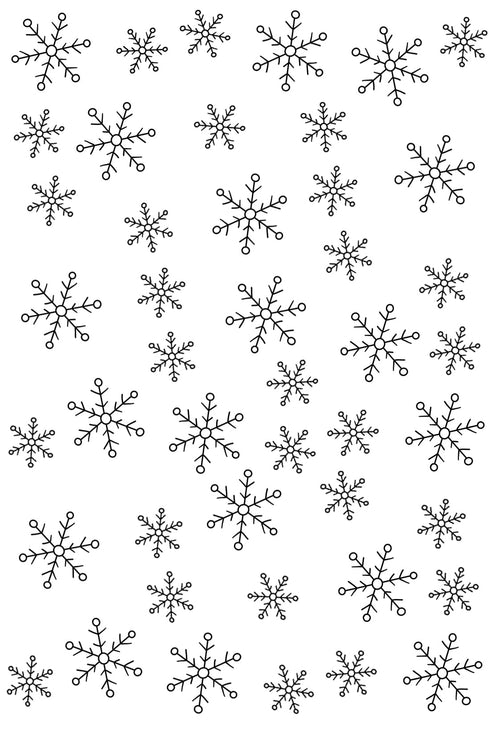 Snow Storm - Rubber Stamp