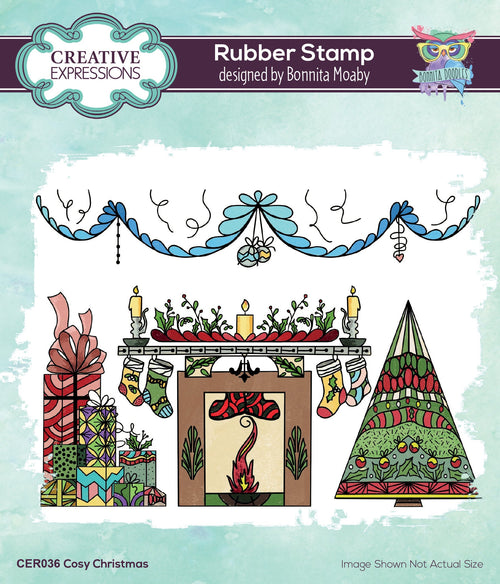 Cosy Christmas - Rubber Stamp