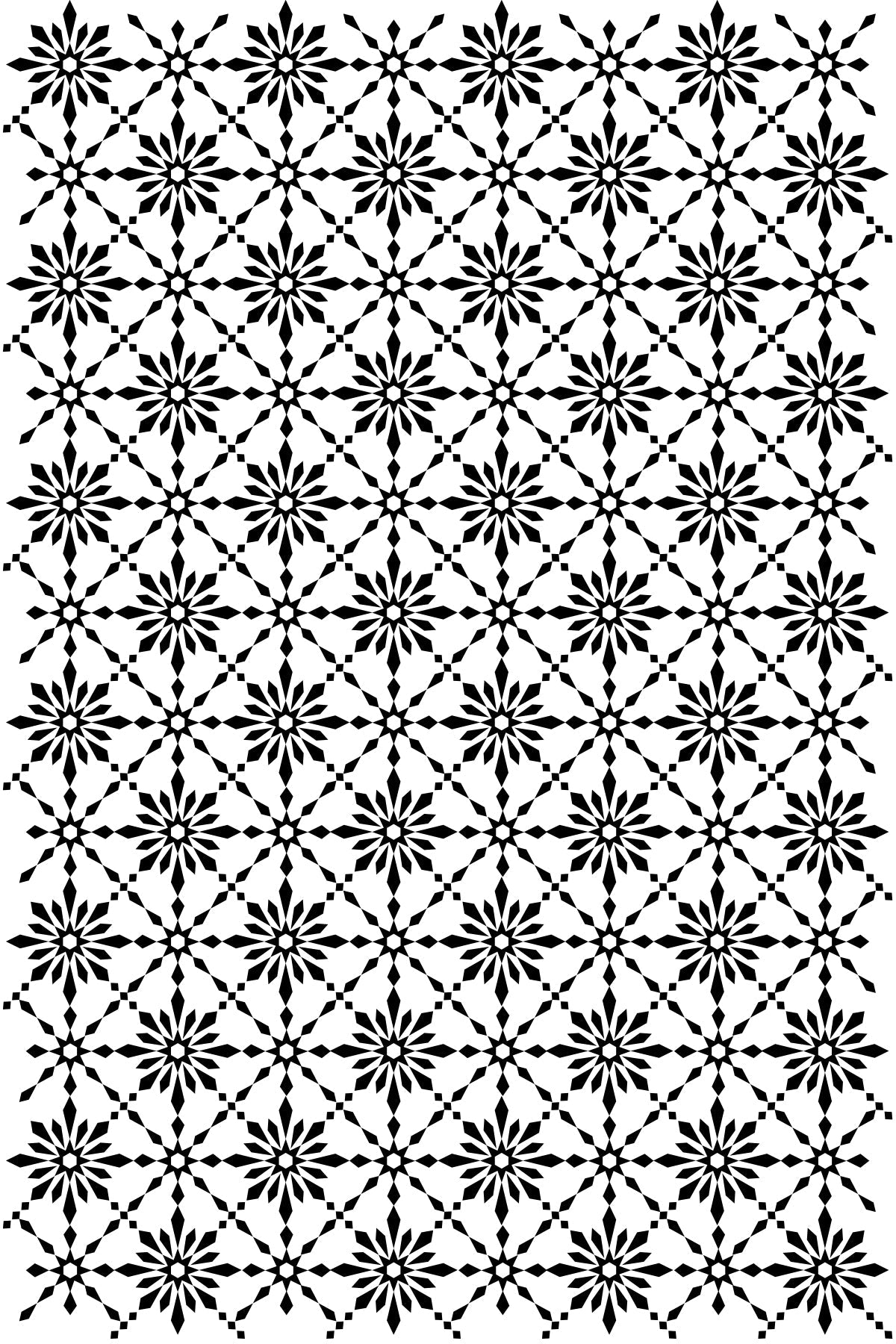 Yuletide Weave - Rubber Stamp