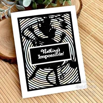 Down The Rabbit Hole - Rubber Stamp