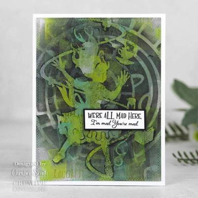 Down The Rabbit Hole - Rubber Stamp