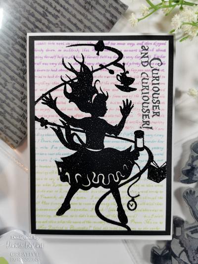 Down The Rabbit Hole - Rubber Stamp