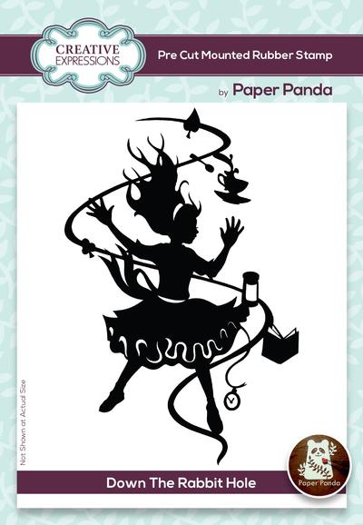 Down The Rabbit Hole - Rubber Stamp