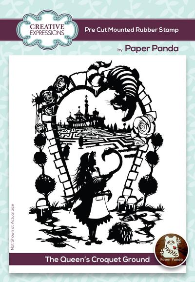 The Queen's Croquet Ground - Rubber Stamp