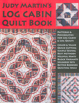Judy Martins Log Cabin Quilt Black - Quilt Pattern