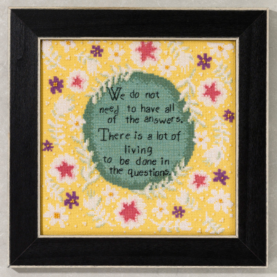 Living the Questions - Beaded Cross Stitch Kit