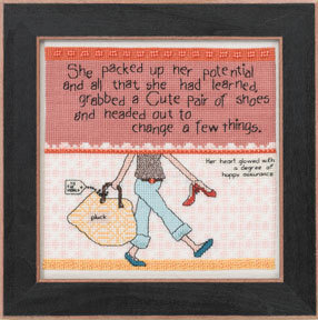 Packed Up Her Potential - Beaded Cross Stitch Kit
