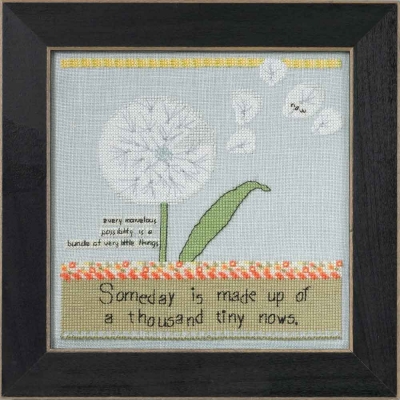 Dandelion (2014) - Cross Stitch Kit, zoomed in. Select this picture to zoom back out.