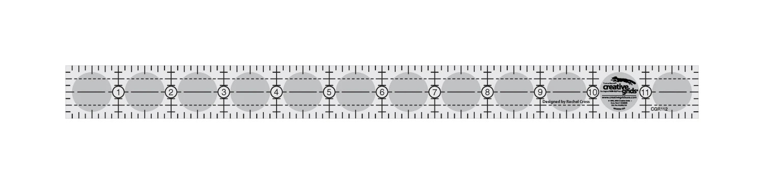 Creative Grids Quilt Ruler 1" x 12"