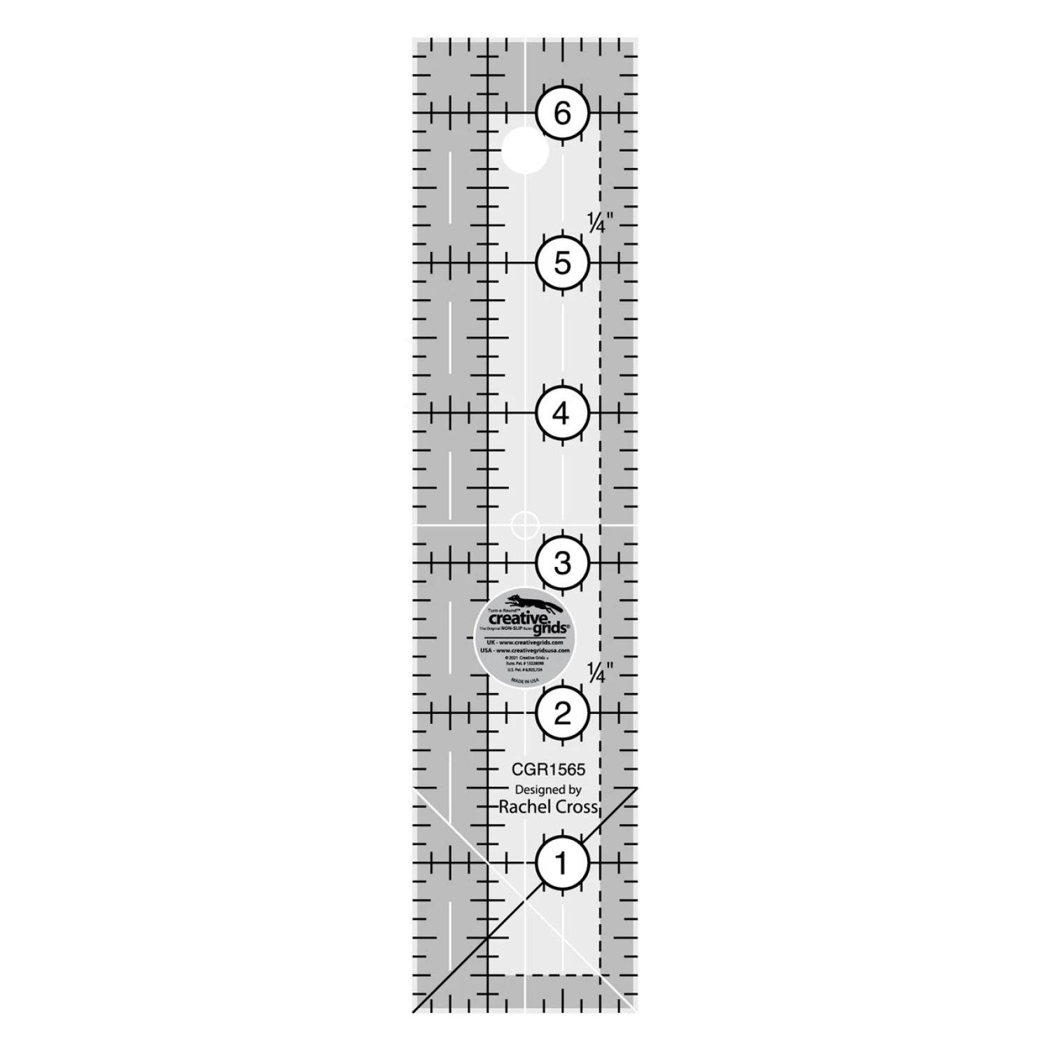 Creative Grids Quilt Ruler 1.5" x 6.5"