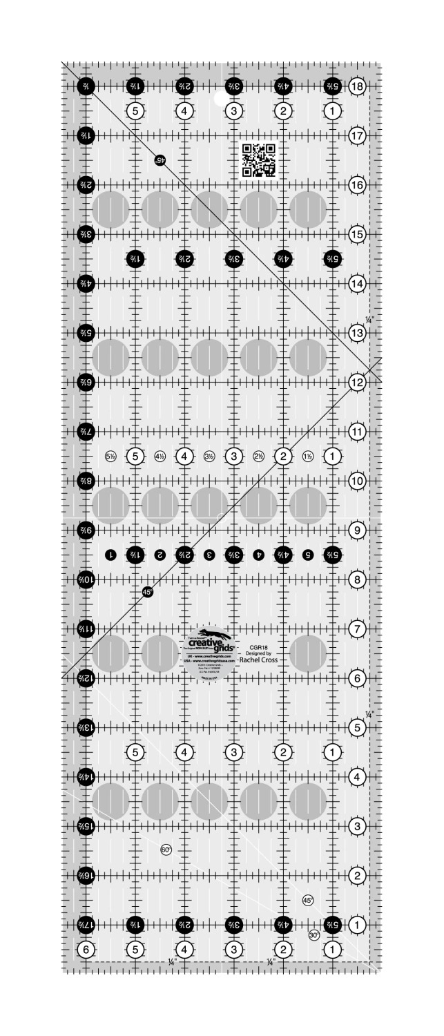 Creative Grids Quilt Ruler 6.5" x 18.5"