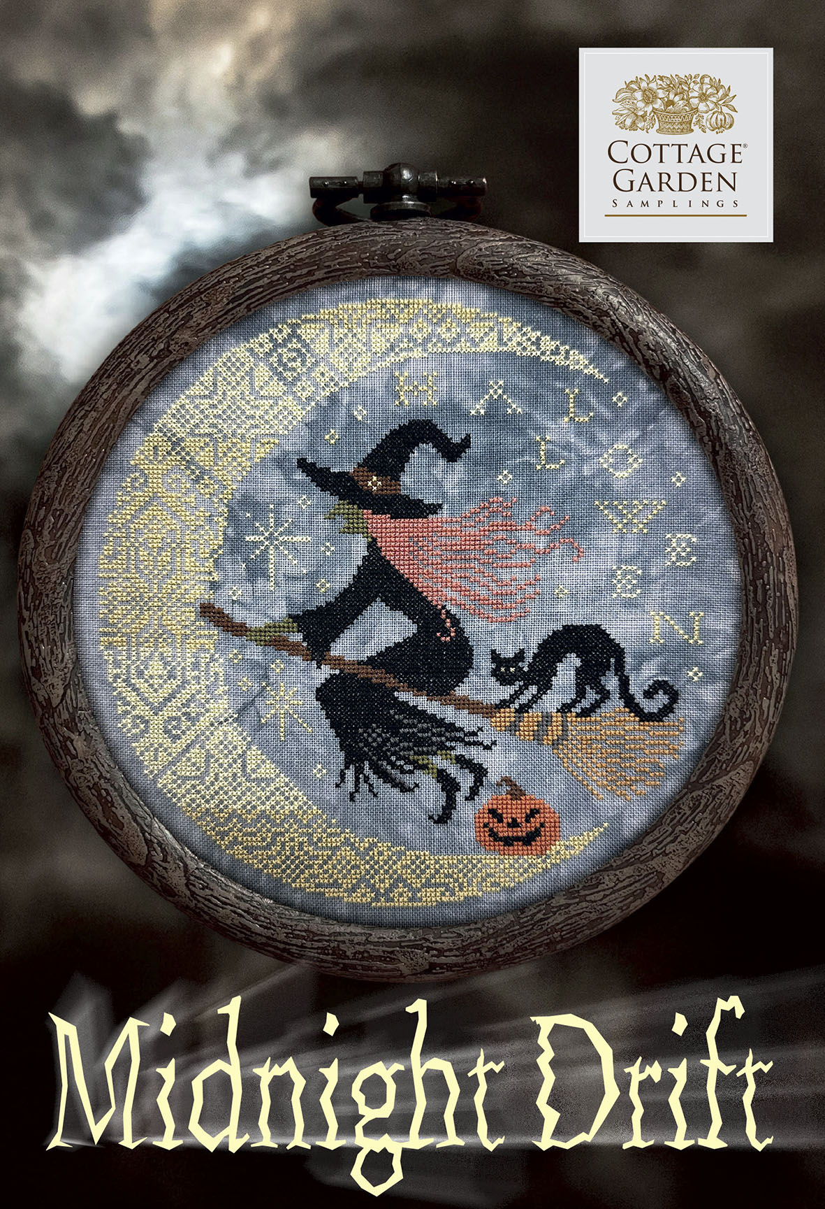 Midnight Drift - Halloween Cross Stitch Pattern