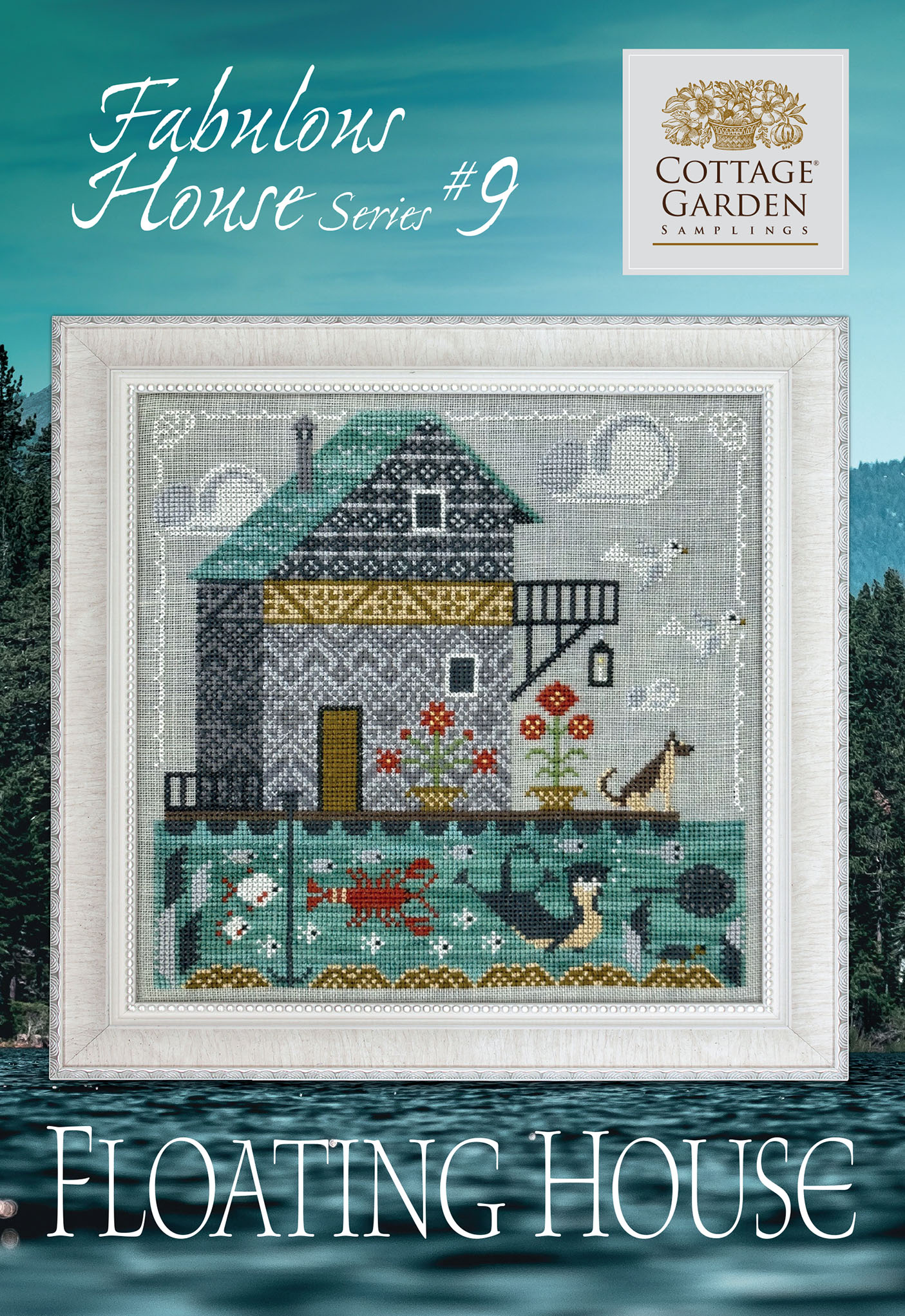 Fabulous House - Floating House - Cross Stitch Pattern