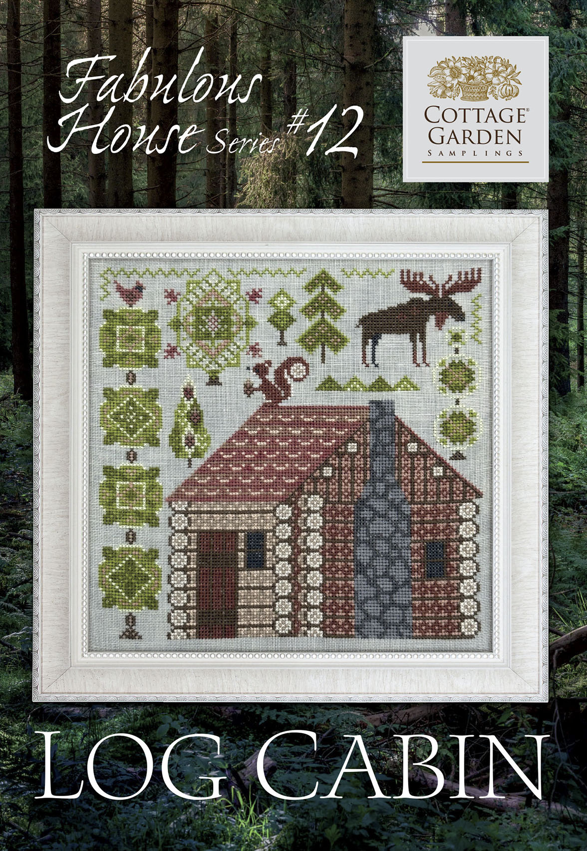 Fabulous House - Log Cabin - Cross Stitch Pattern