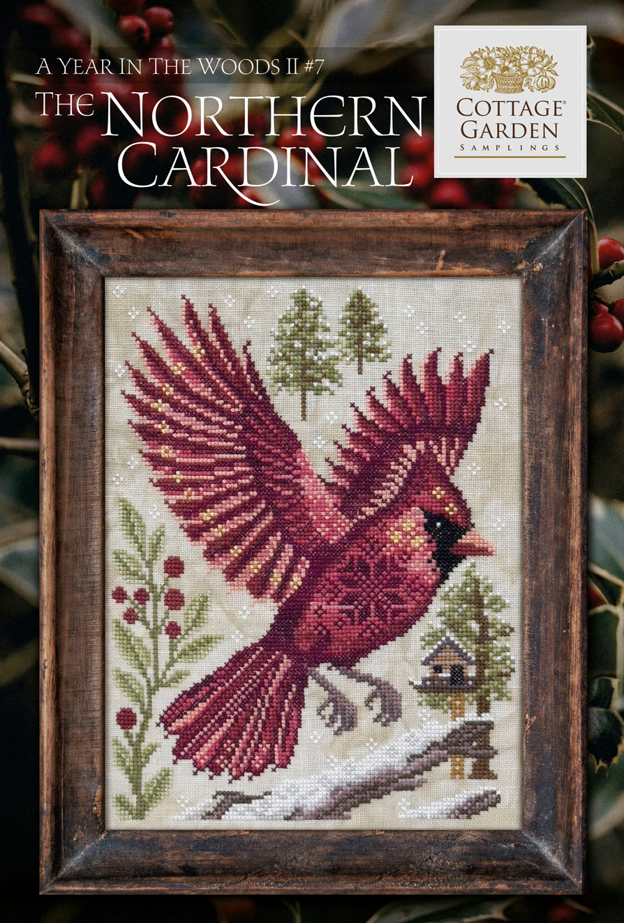 A Year in the Woods 2 #6 The Northern Cardinal - Pattern