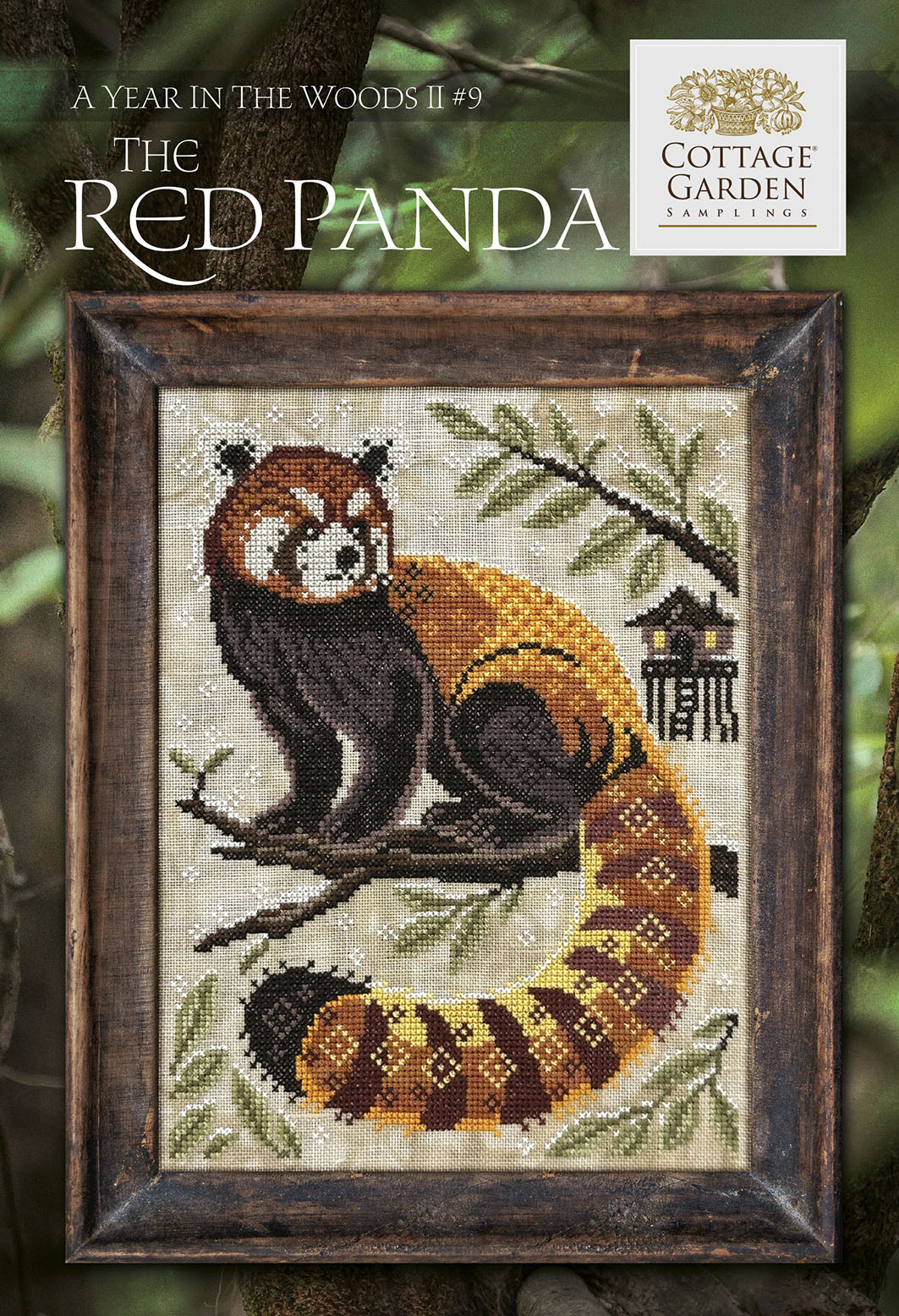 A Year in the Woods 2 #9 The Red Panda - Cross Stitch