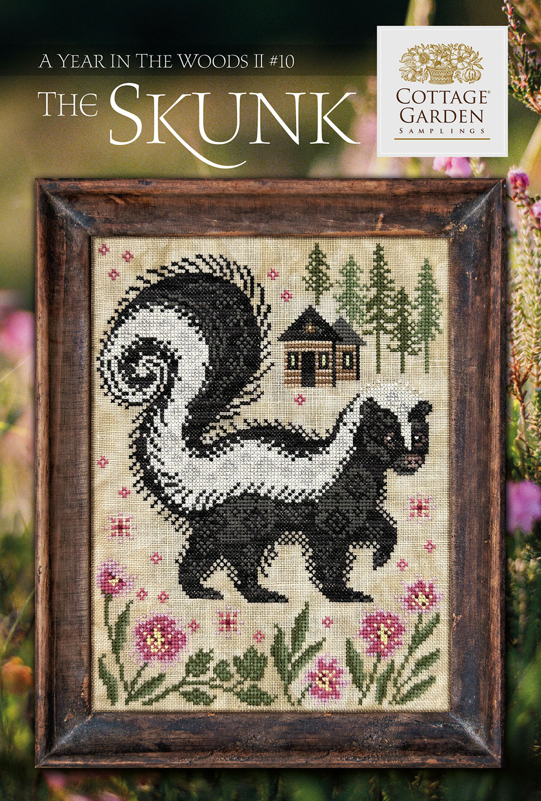 A Year in the Woods 2 #10 The Skunk - Cross Stitch