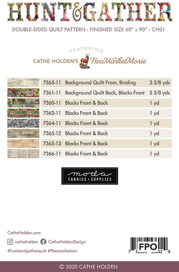 Hunt and Gather - Quilt Pattern