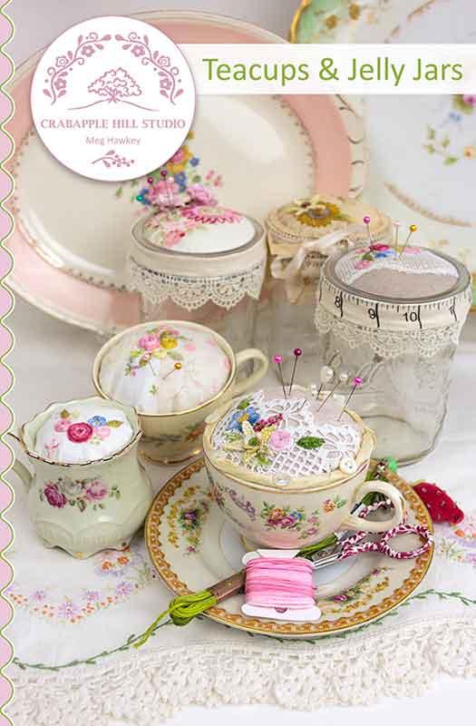 Teacups & Jelly Jars - Embroidery Pattern