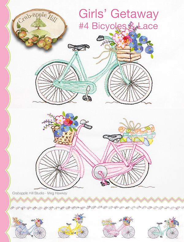 Girls Getaway #4 Bicycles and Lace - Quilt Pattern