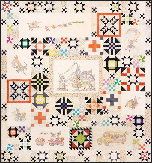 The Stitch witch Spellbinders Quilt - Quilt Pattern