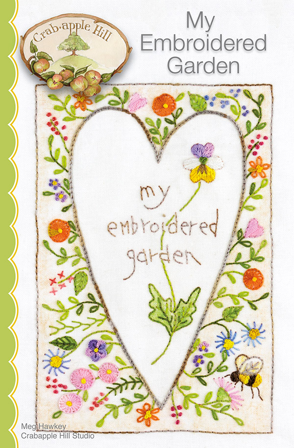My Embroidered Garden - Quilt Pattern, zoomed in. Select this picture to zoom back out.