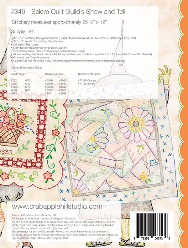 Salem Quilt Guilds Show and Tell - Quilt Pattern