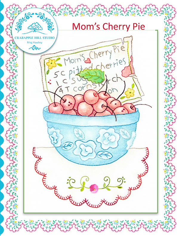 Summer Kitchen #1 - Mom Cherry Pie - Quilt Pattern