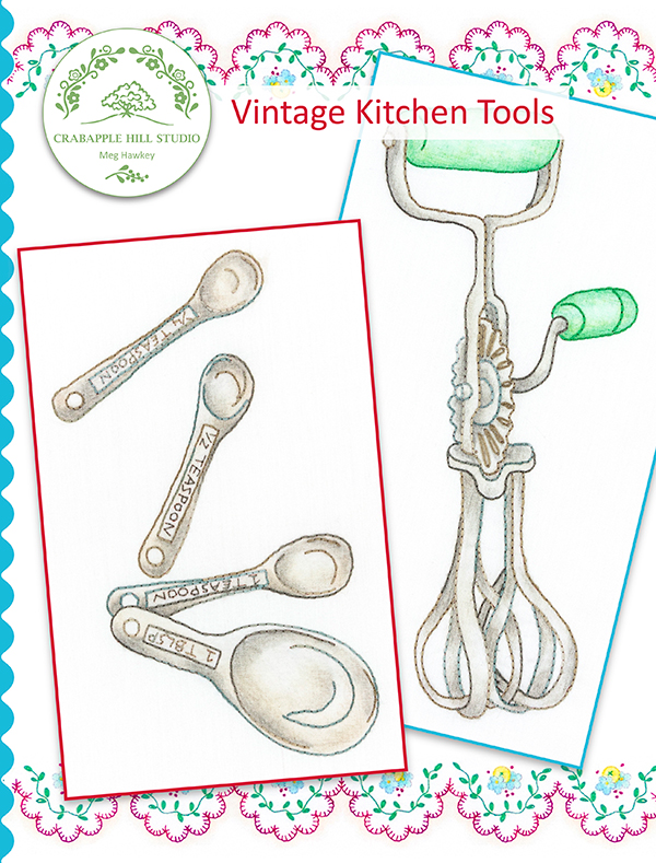 Summer Kitchen #3/Vint Kitchen Tool - Quilt Pattern