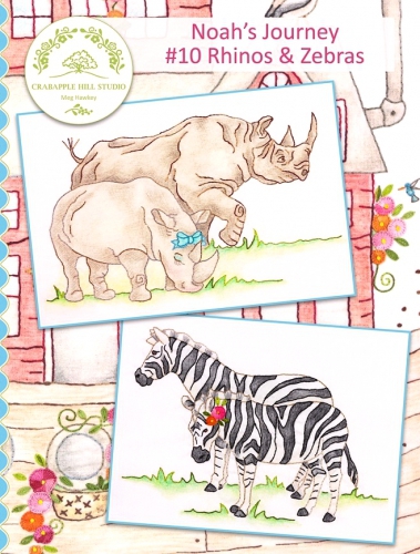 Noahs Journey #10 Rhinos Zebras - Quilt Pattern