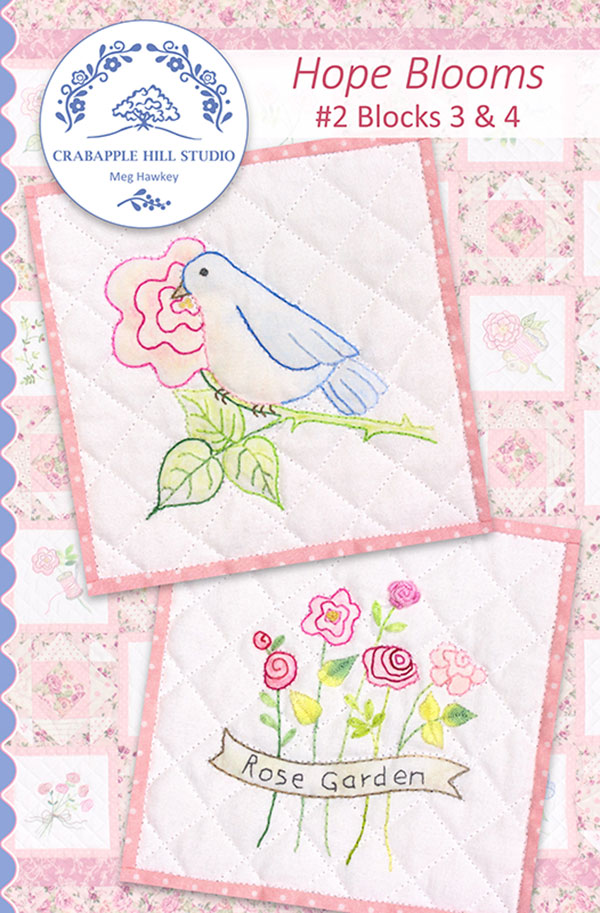Crabapple Hill Hope Blooms BOM #2 Blocks 3 and 4 - Quilt Pattern ...