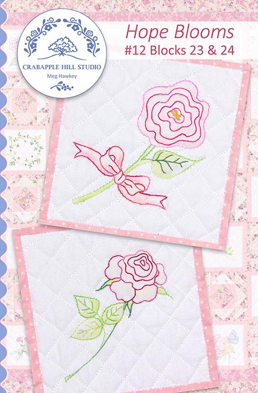 Hope Blooms BOM #12 Blocks 23 &24 - Quilt Pattern