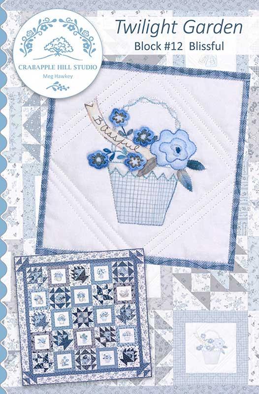 Twilight Garden BOM #12 Blissful - Quilt Pattern