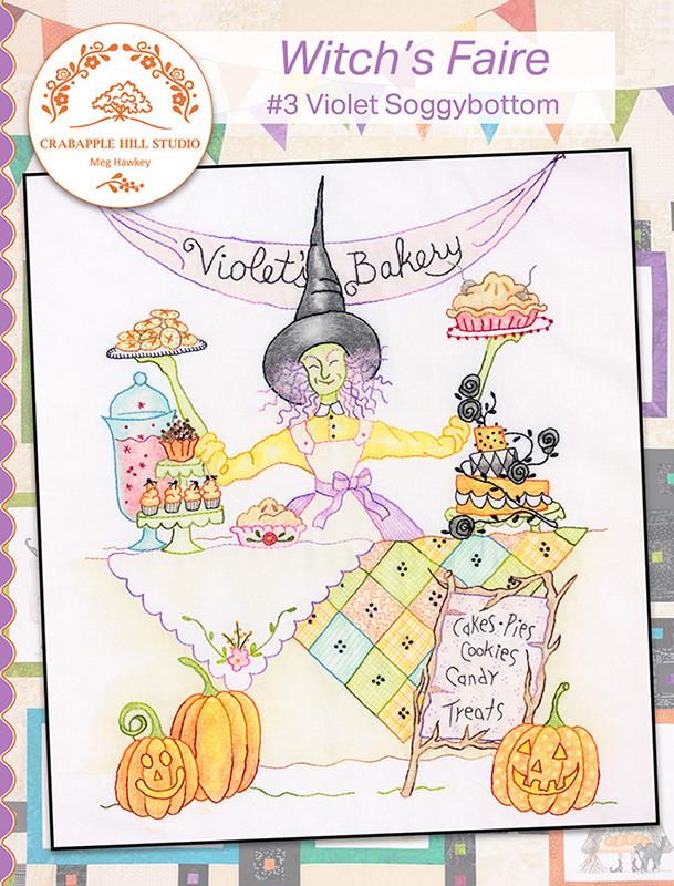 Witch's Faire #3 Violet Soggy Bottom- Embroidery Pattern
