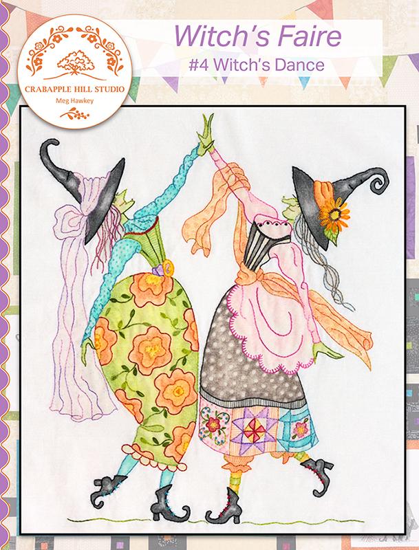 Witch's Faire #4 Witch's Dance - Embroidery Pattern